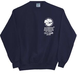 Dosers Division Navy Crewneck Sweater